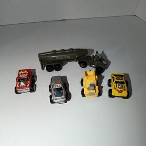 1980s Road Champs Mini Monster Wheels Blackwall Wheels Die-Cast Cars Lot Of 5